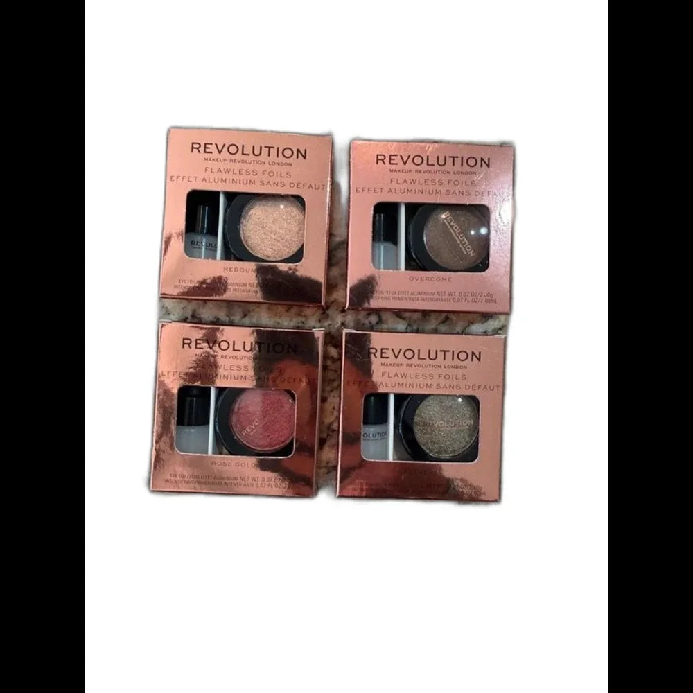 Foil eye shadow and primer set Eye make up cosmetics beauty bundle